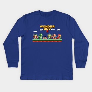 Wonder Boy Kids Long Sleeve T-Shirt